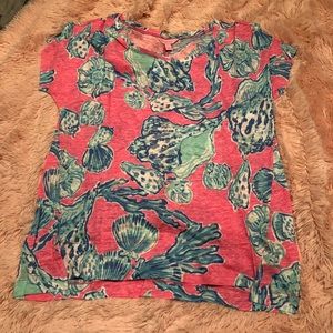 Lilly Pulitzer Pink Shirt